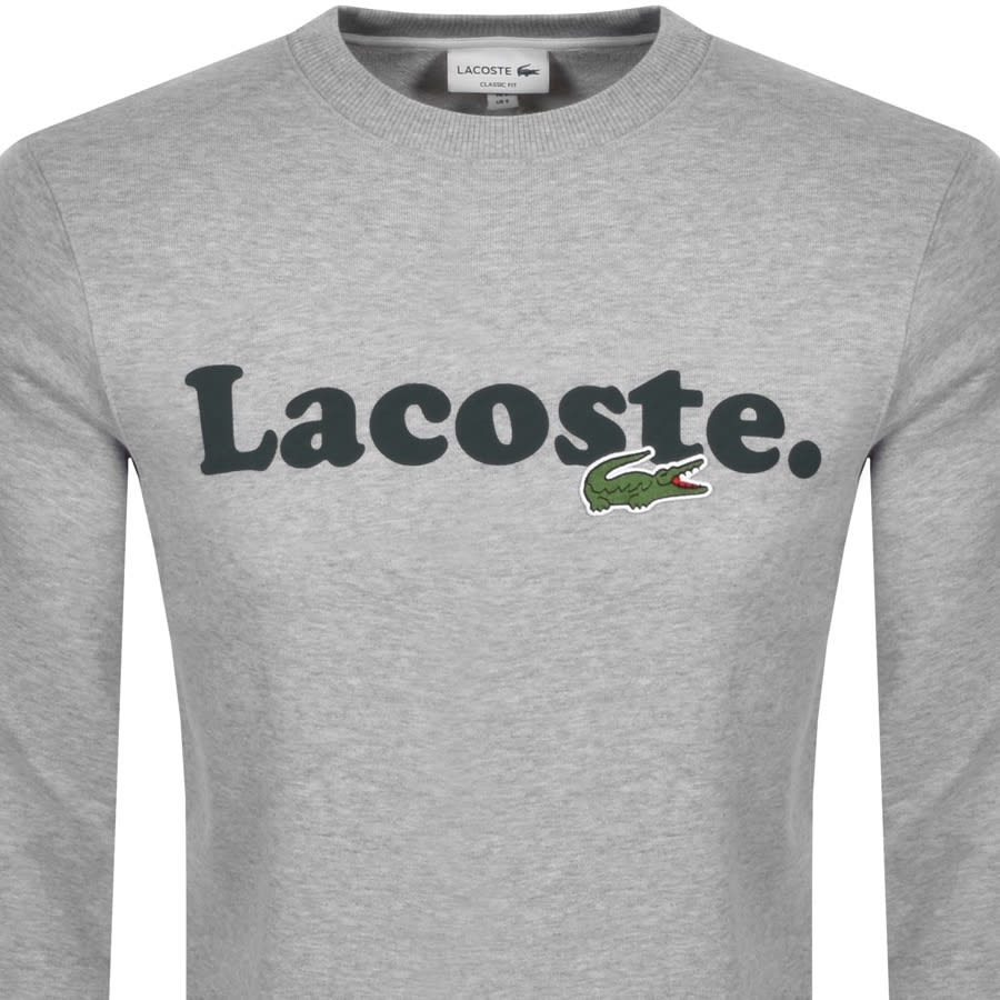 Alternative Image for ProductLacoste Large Crocodile Sweatshirt Grey2